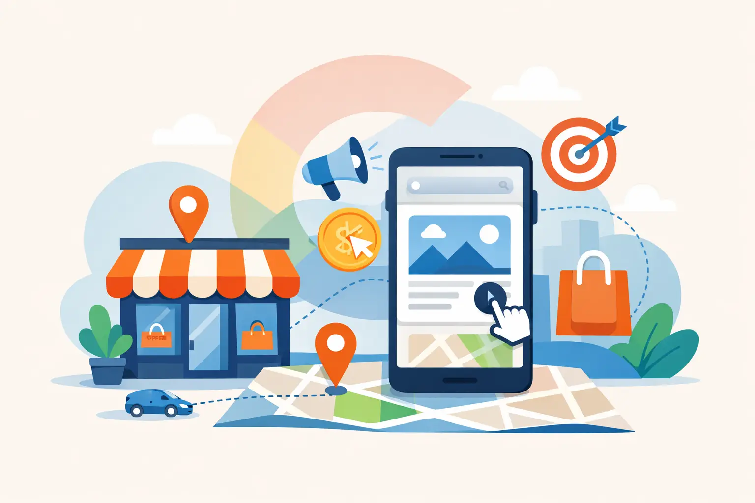 Publicidad local en Google Ads que vende