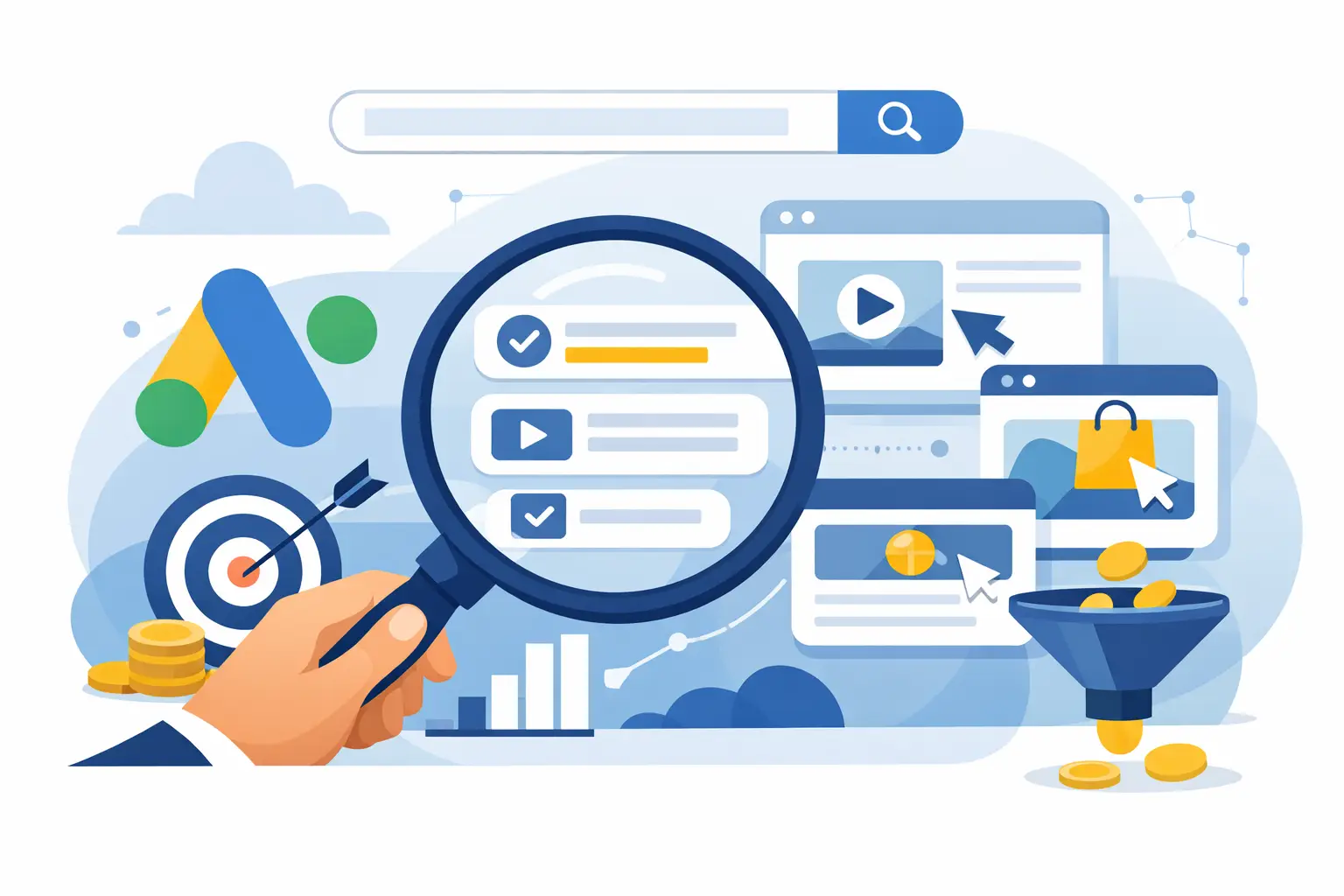 Guía de concordancias Google Ads sin desperdicio