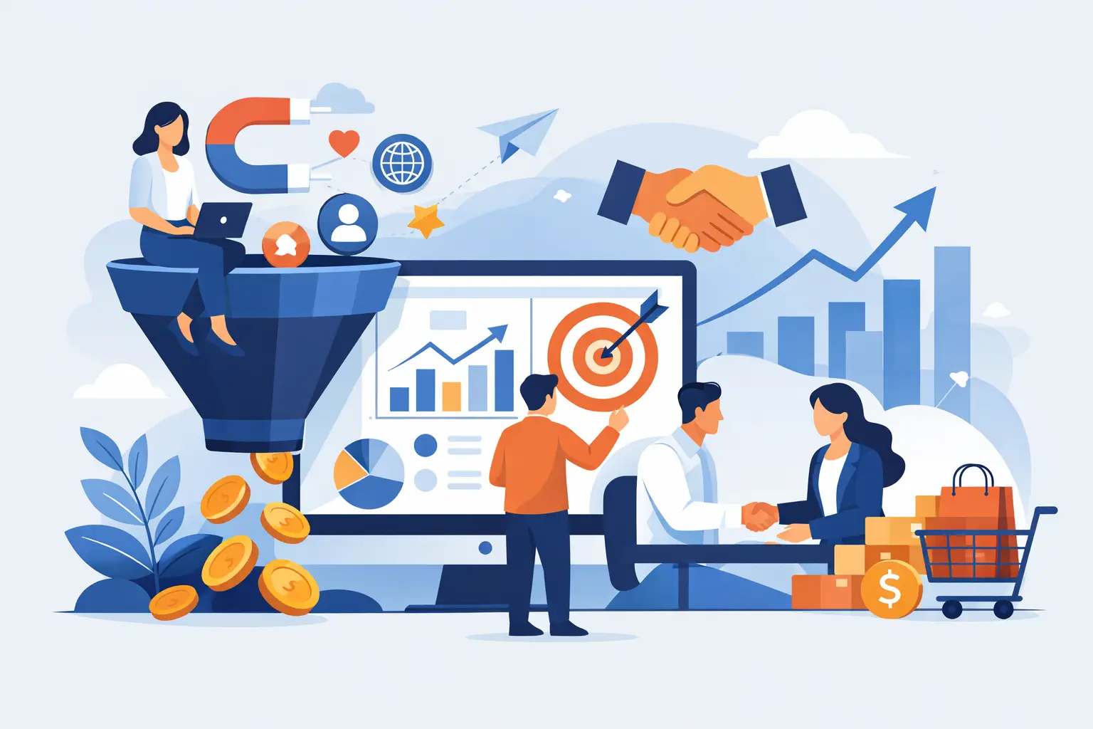 Guía para captación digital rentable y ventas