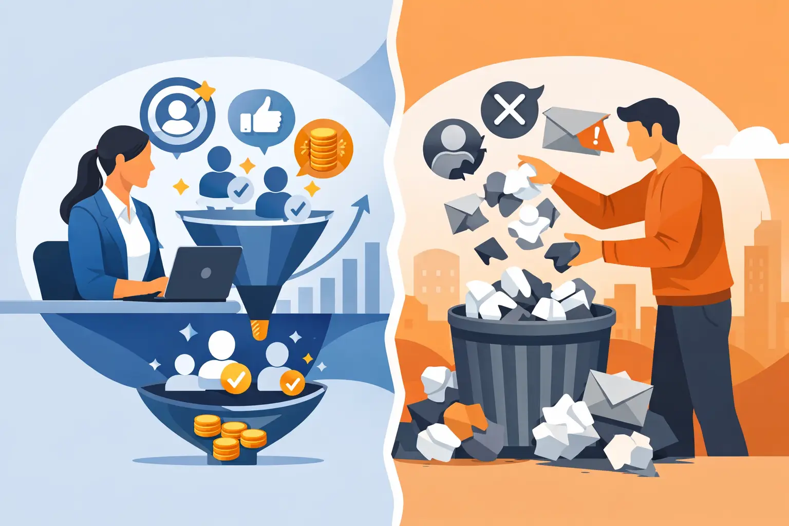 Leads calificados: deja de pagar por basura