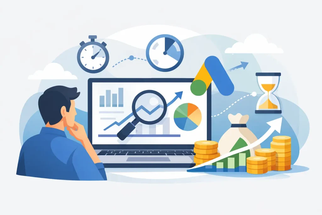 ¿Cuánto tarda una campaña rentable en Google Ads?