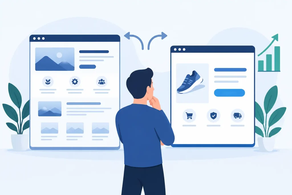 Web corporativa o landing para vender más